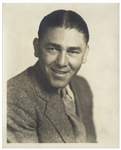 Moe Howard 8 x 10 Matte Publicity Still Circa 1930 Even Though Marked 1933 on Reverse -- Very Good Condition